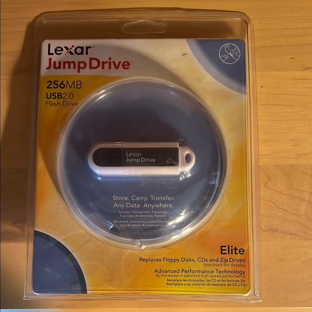 NEW Lexar JumpDrive 256MB USB 2.0 Flash Drive